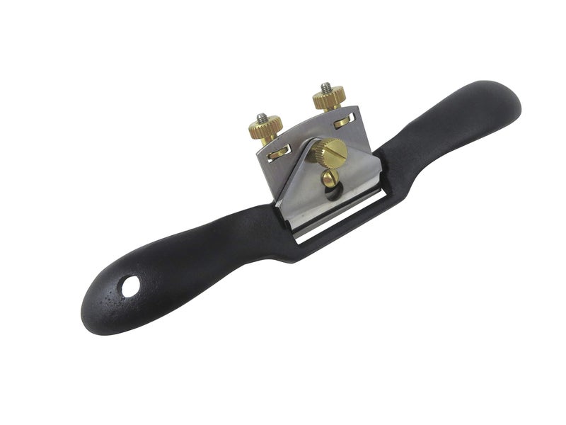 Taytools 469577 Round Bottom Curved Spokeshave Fine Adjustment 2 Inches Wide High Carbon Blade RC 55-60 9-1/2 Inches Overall - Image 3